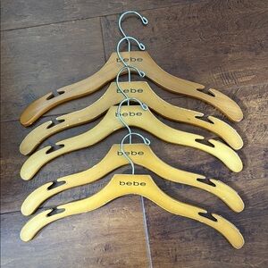 Bebe Natural Wood Hanger Collection